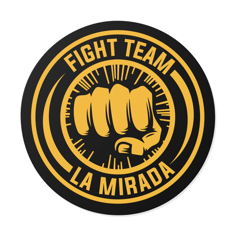 Fight Team La Mirada - Round Vinyl Stickers