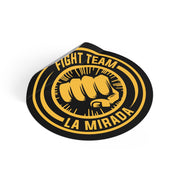 Fight Team La Mirada - Round Vinyl Stickers