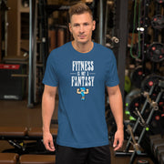 Fitness Is Not a Fantasy - T-Shirt - 8-Bit