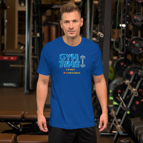 Gym Time - T-Shirt - 8-Bit